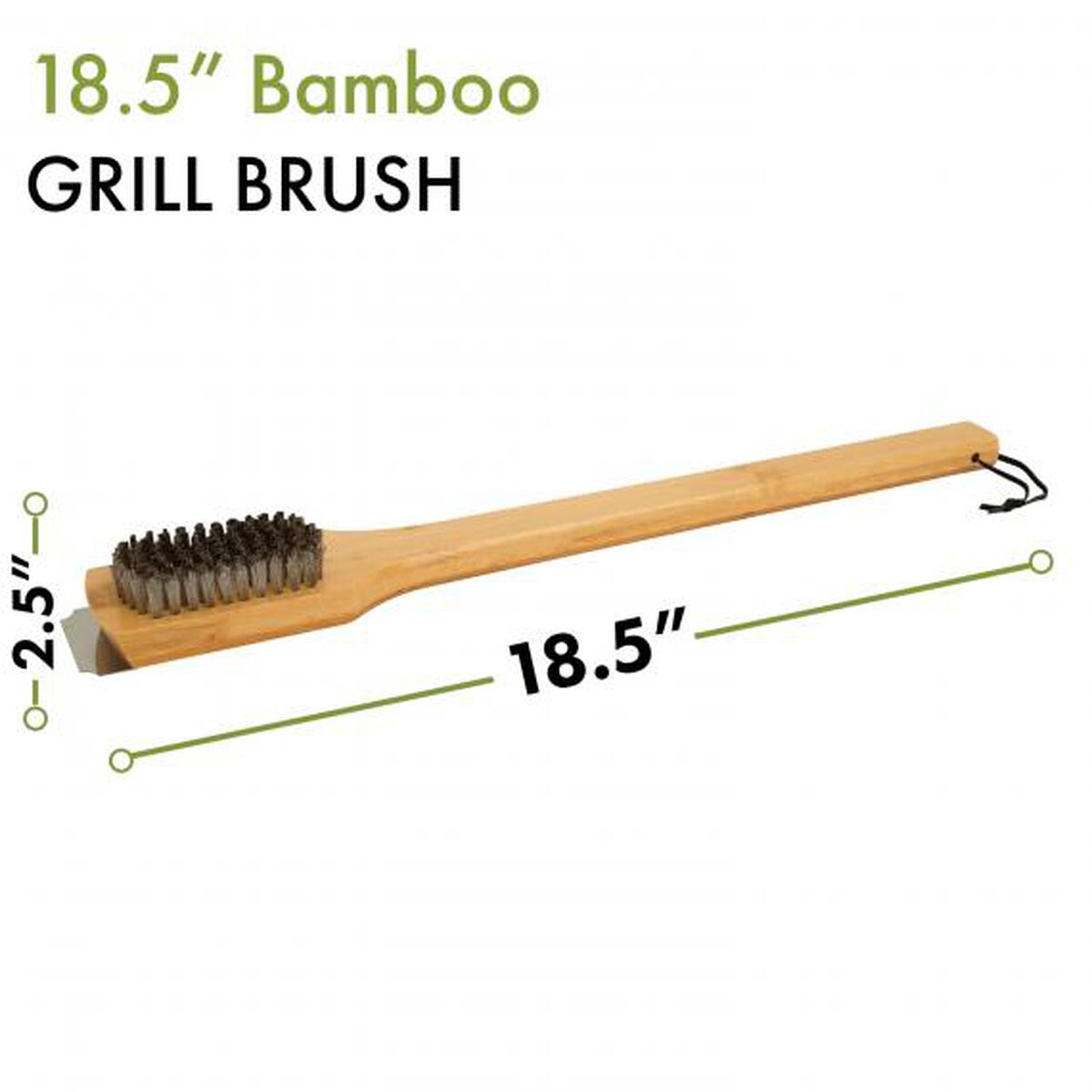 18" Bamboo Grill Brush 3