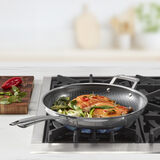 FusionElite+&trade; Hybrid Tri-Ply Stainless Steel 12" Skillet w/Helper 2