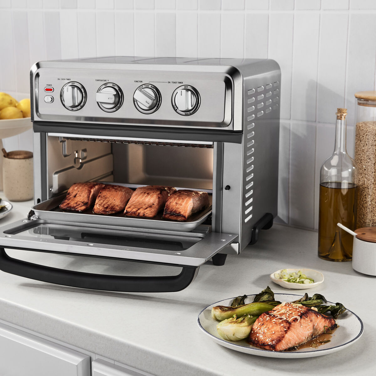 Stainless Steel Compact Air Fryer Toaster Oven Cuisinart Compact