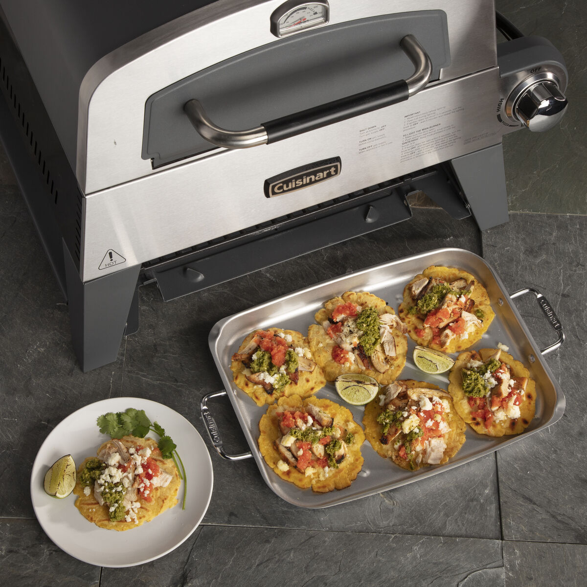 3-in-1 Grill, Griddle, and Pizza Oven