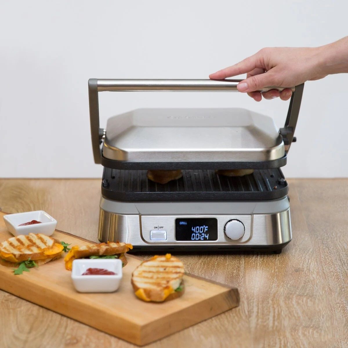 Cuisinart GR-5B 電気 プレスサンドメーカー Discontinued Griddler® FIVE - Cuisinart