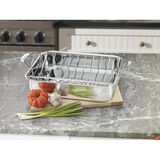 Chef's Classic&trade; Stainless 16" Roasting Pan with Rack