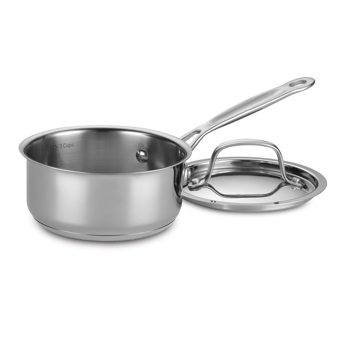 Chef's Classic&trade; Stainless 1 Qt.  Saucepan with Cover 1
