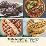 Double Flip Belgian Waffle Maker