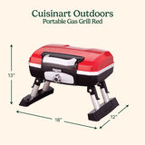 Petite Gourmet Portable Tabletop Gas Grill