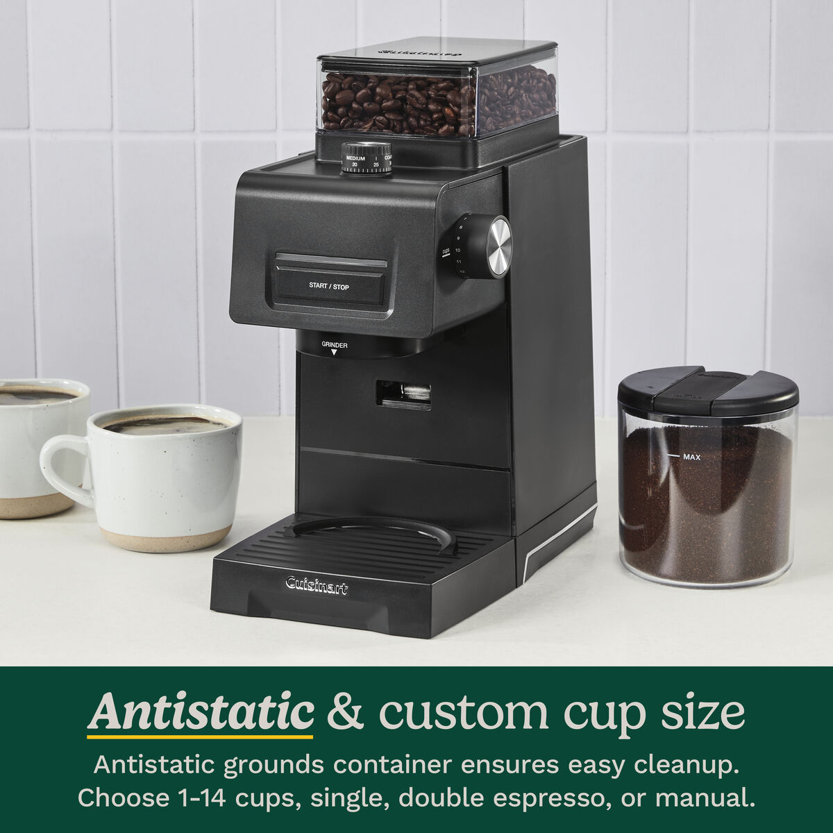 Espresso & Coffee Conical Burr Grinder 7