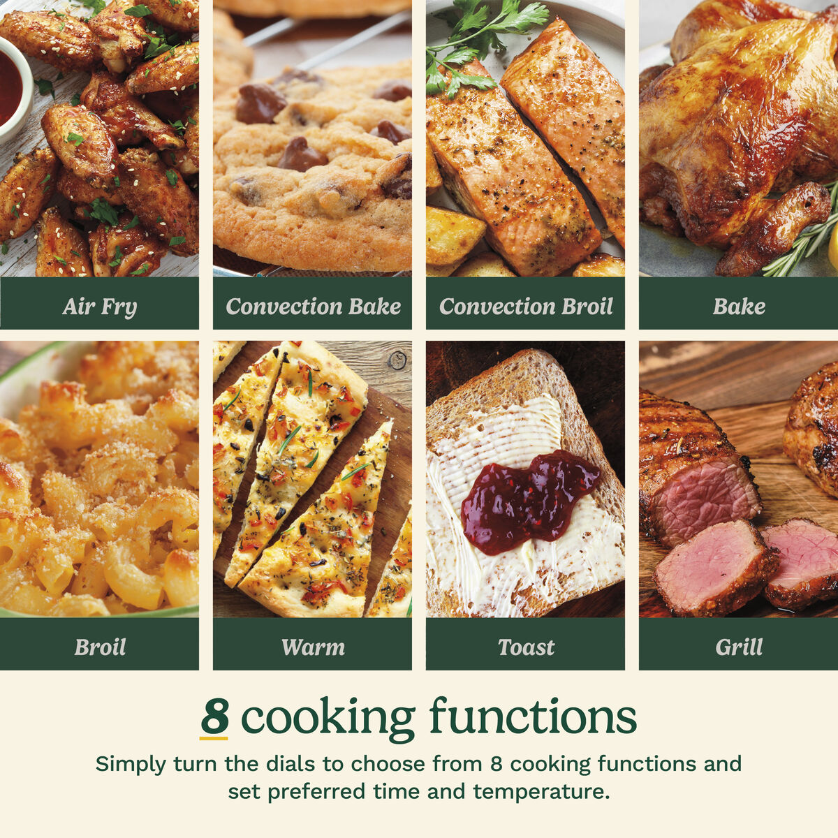 Air Fryer Toaster Oven with Grill