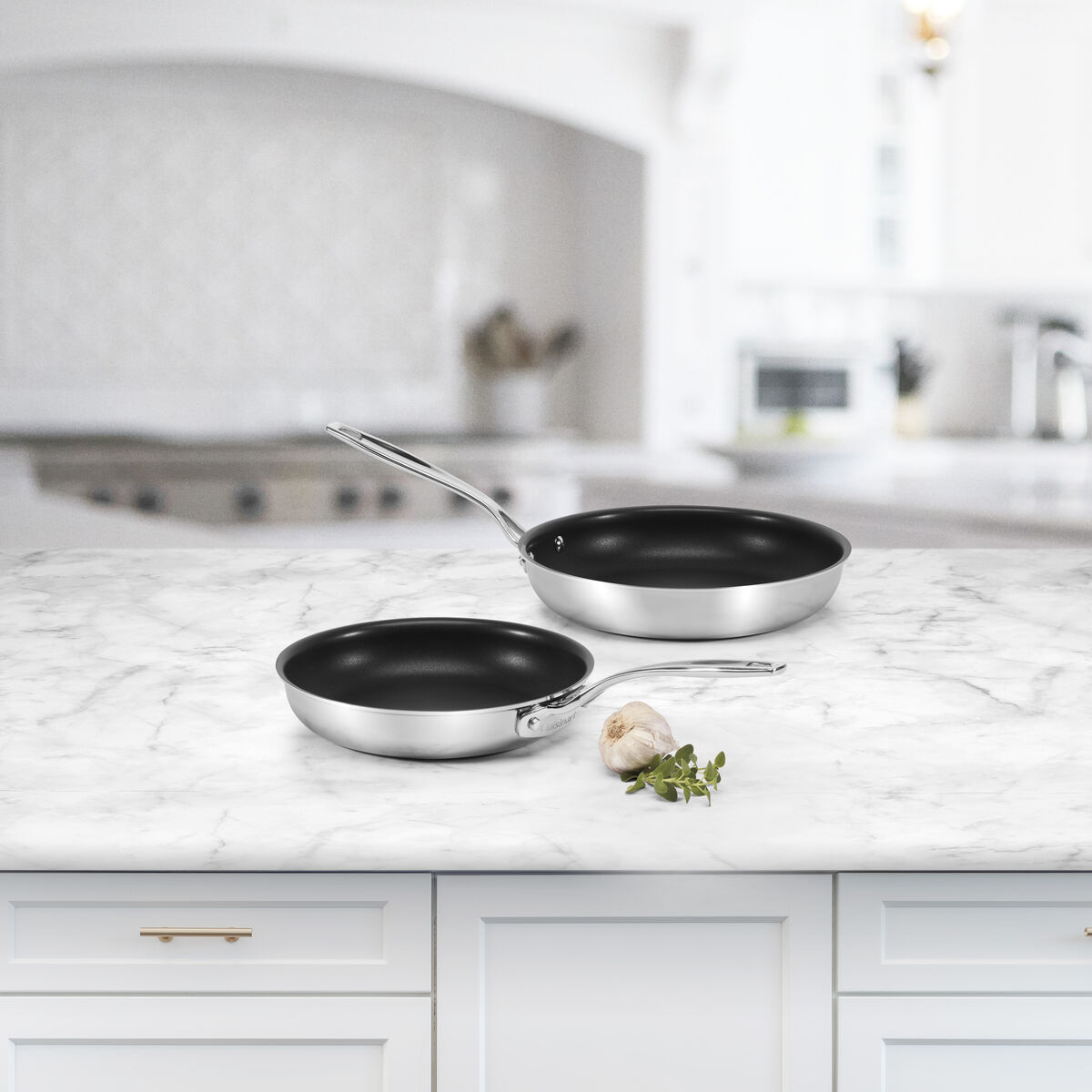 Discontinued Custom-Clad 5-Ply Stainless Steel 10 Piece Cookware Set 7