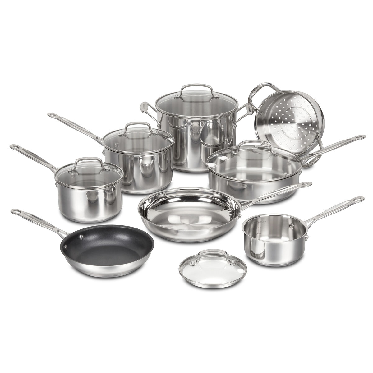 Chef's Classic&trade; Stainless Cookware 13-Piece Set