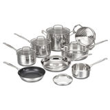 Chef's Classic&trade; Stainless Cookware 13-Piece Set