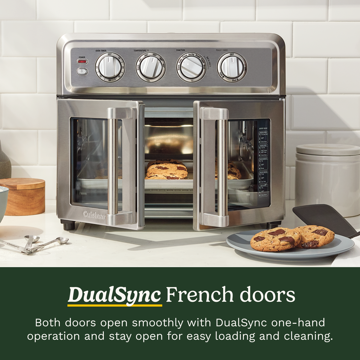 Artisan French Door Air Fryer Toaster Oven 4