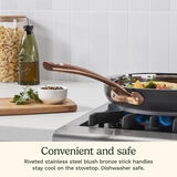 Discontinued 2-Pack Matte Black Elegance Skillet Set (8&rdquo; & 10&rdquo;) 7