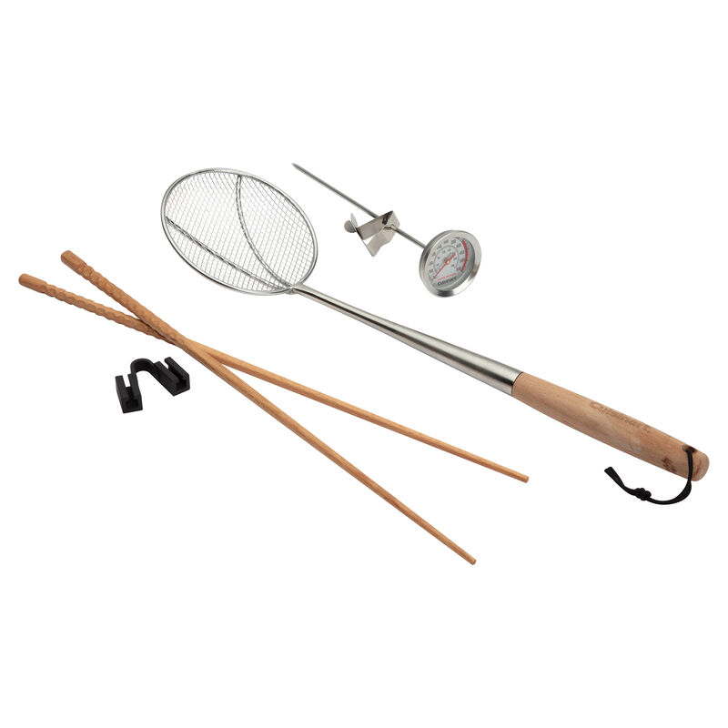 Discontinued 4-Piece Wok Deep Fry Tool Set