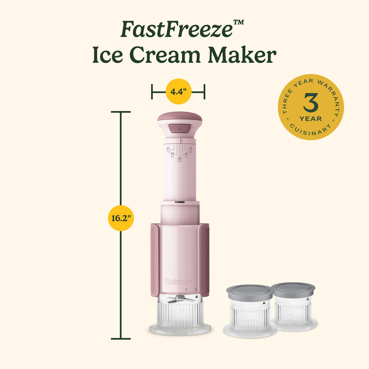 FastFreeze&trade; Ice Cream Maker - &frac12;-pint 9