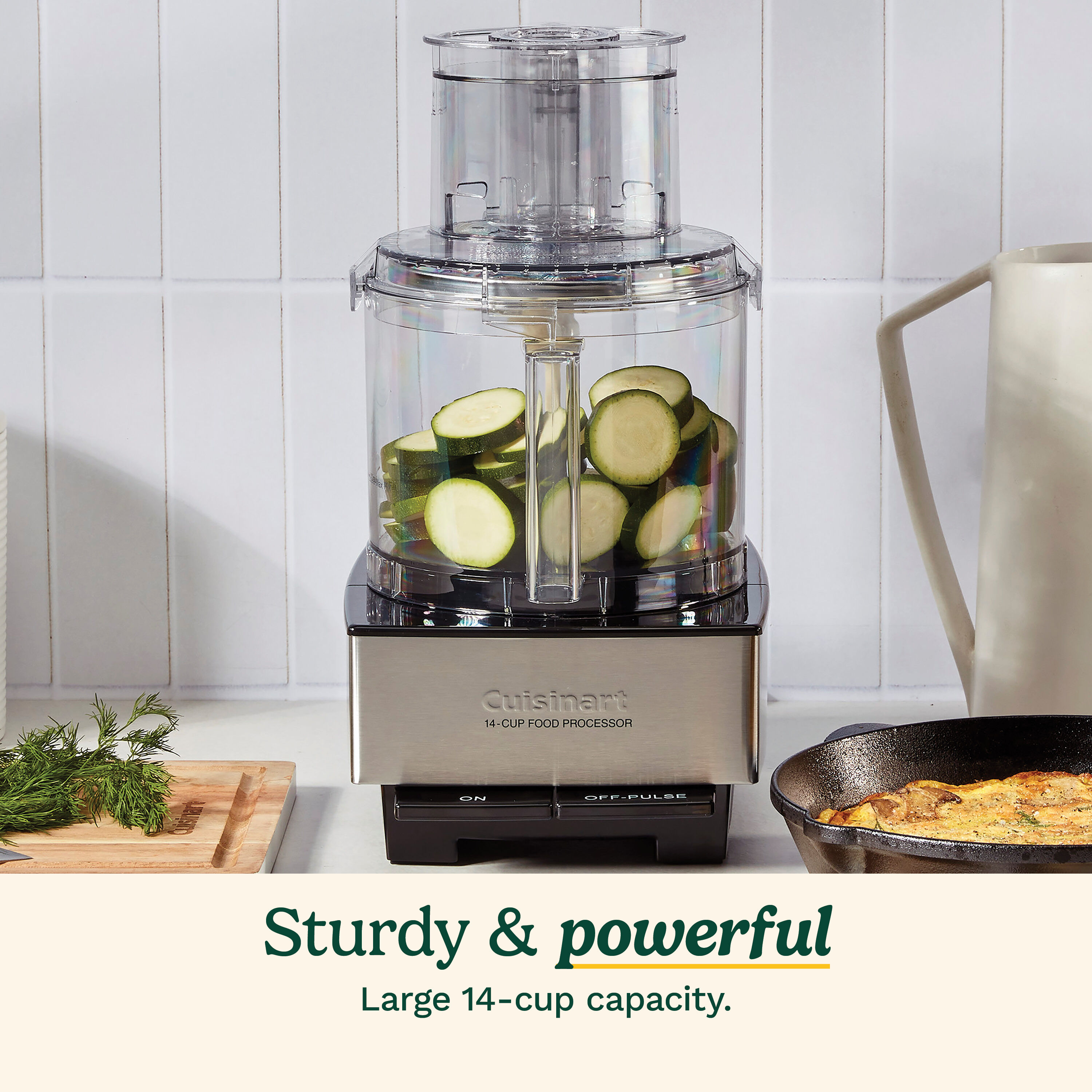 Cuisinart 14カップ フードプロセッサー DFP-14BCNY Custom 14® 14-Cup Food Processor (DFP-14BCNY) - Cuisinart