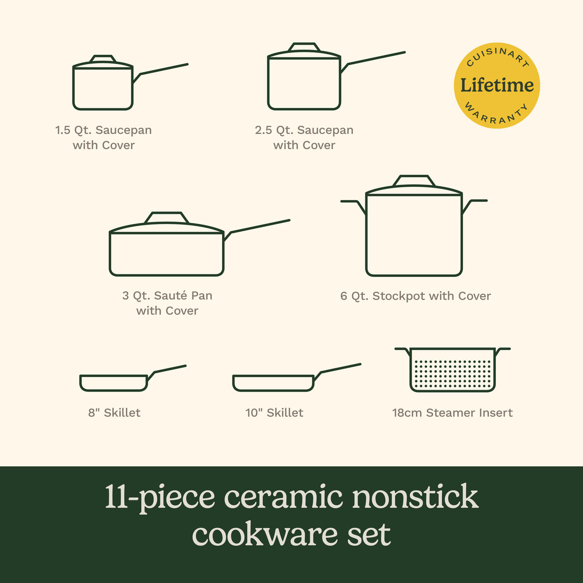 11-Pc Intermix&trade; Ceramic Nonstick Set 8