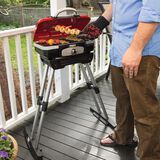 Discontinued Petite Gourmet Portable Gas Grill with VersaStand 8