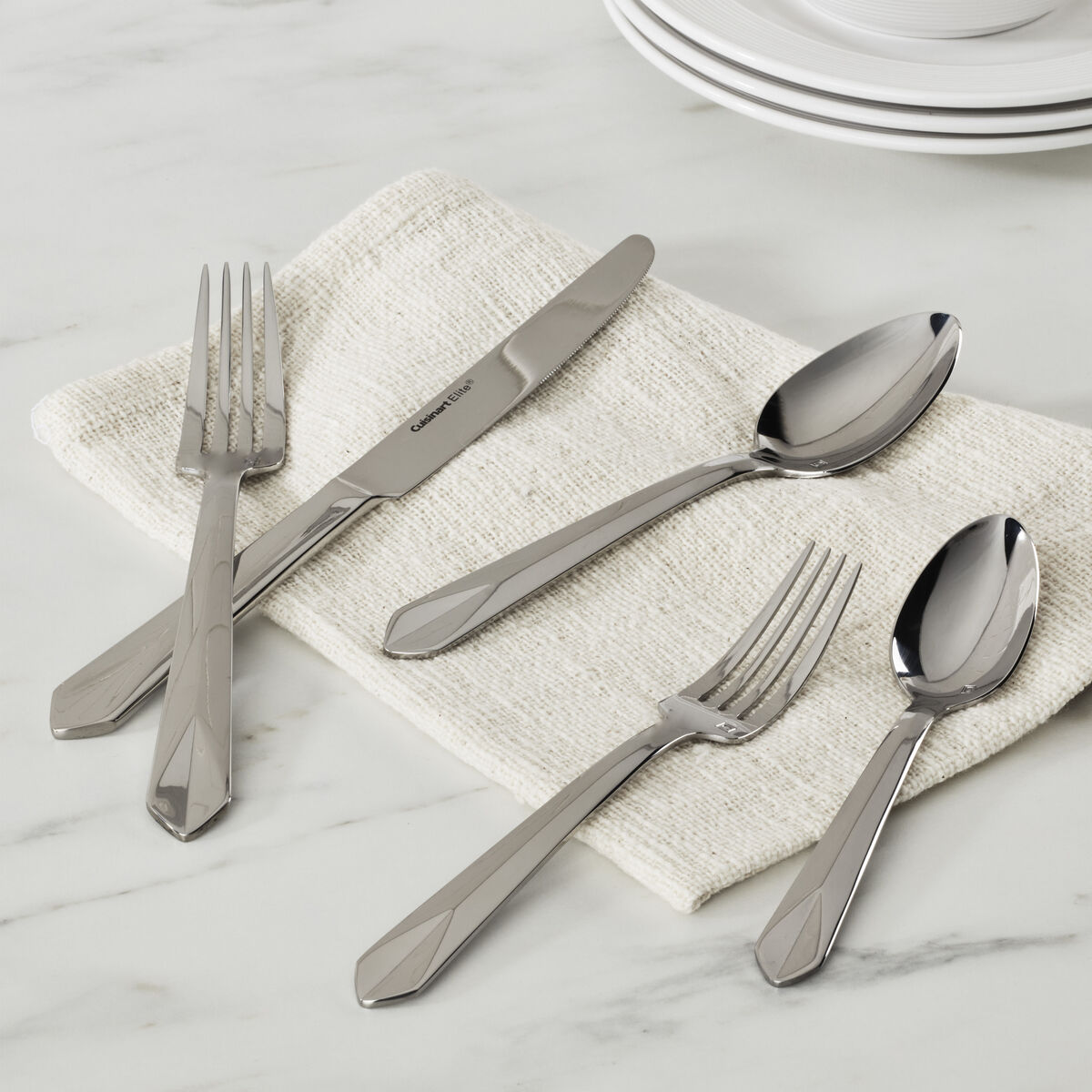 Elite Jolie Collection 20 piece Flatware Set 3