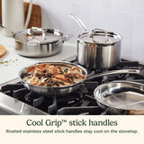 MultiClad Pro Triple Ply Stainless Cookware 12 Piece Set