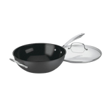 12" Stir Fry Wok with Glass Cover 1