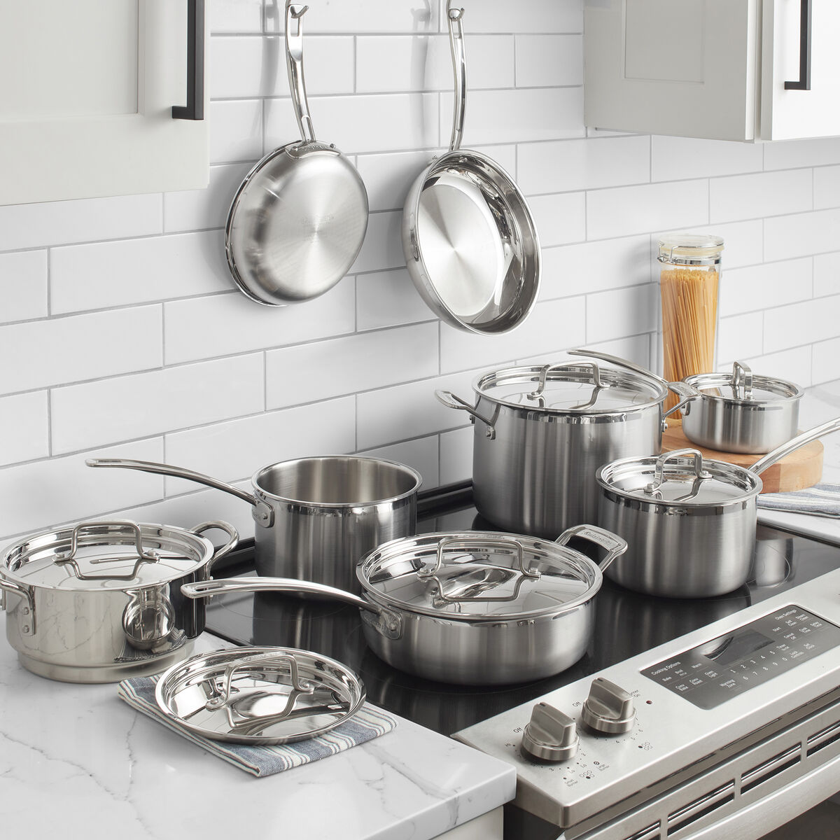 MultiClad Pro Triple Ply Stainless Cookware 12 Piece Set