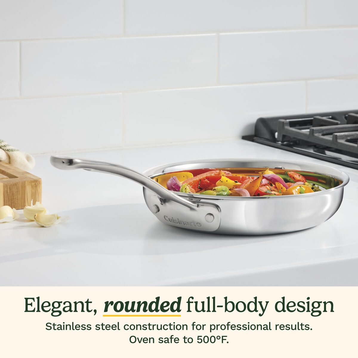 PureClad&trade; Triple-Ply 8" Stainless Steel Skillet 4