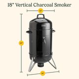 Vertical 18" Charcoal Smoker