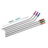 Discontinued 9  piece Stainless Steel Straw Set 1