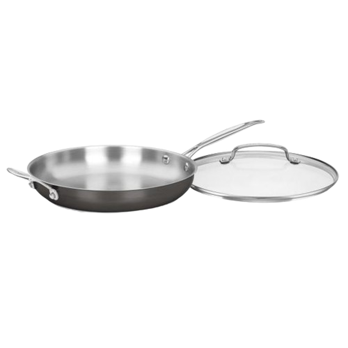 Discontinued 12" Skillet with Helper Handle & Cover 1