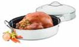 Discontinued 18" x 13" Extra Large Roaster with Domed Cover 1