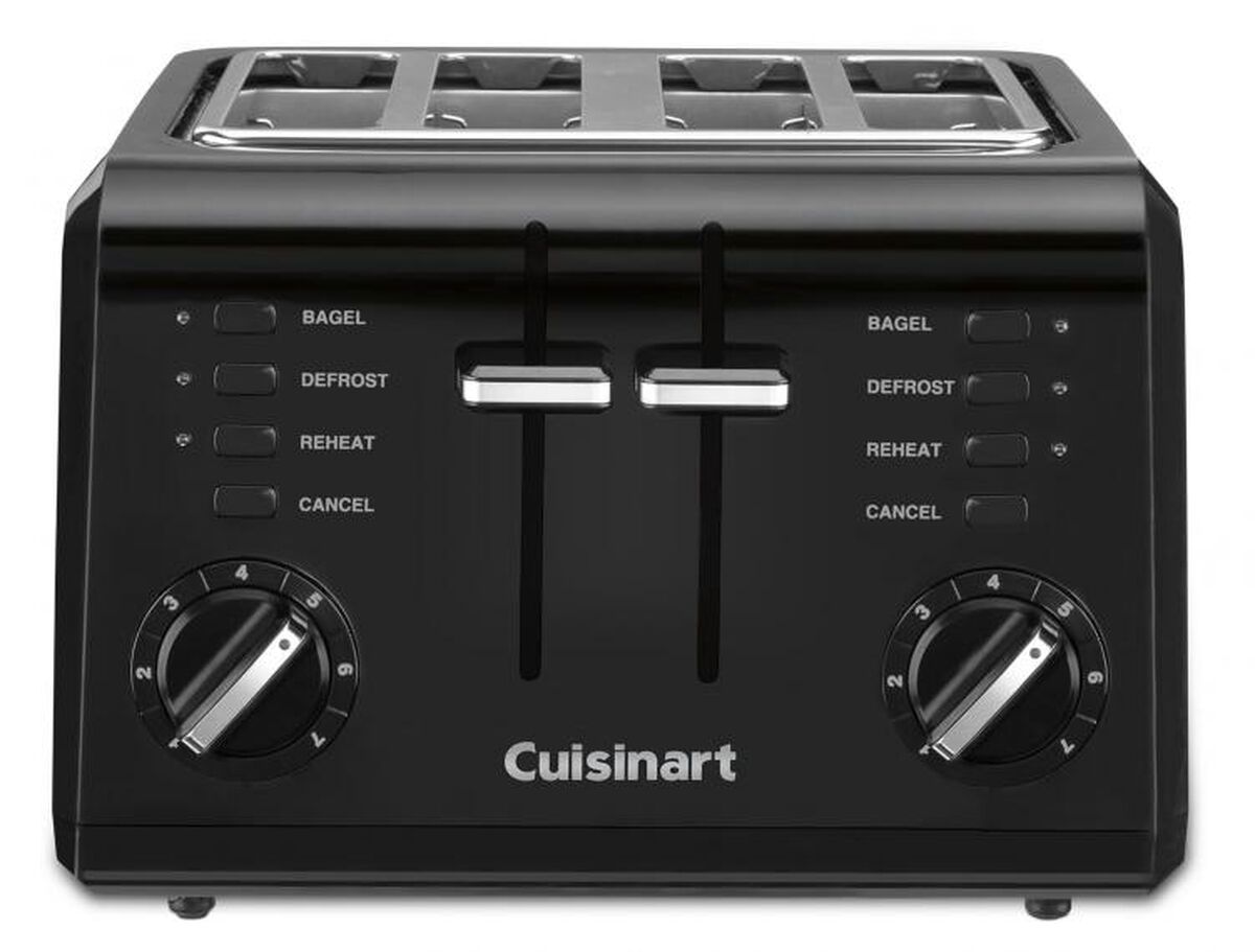 4 Slice Compact Plastic Toaster 1