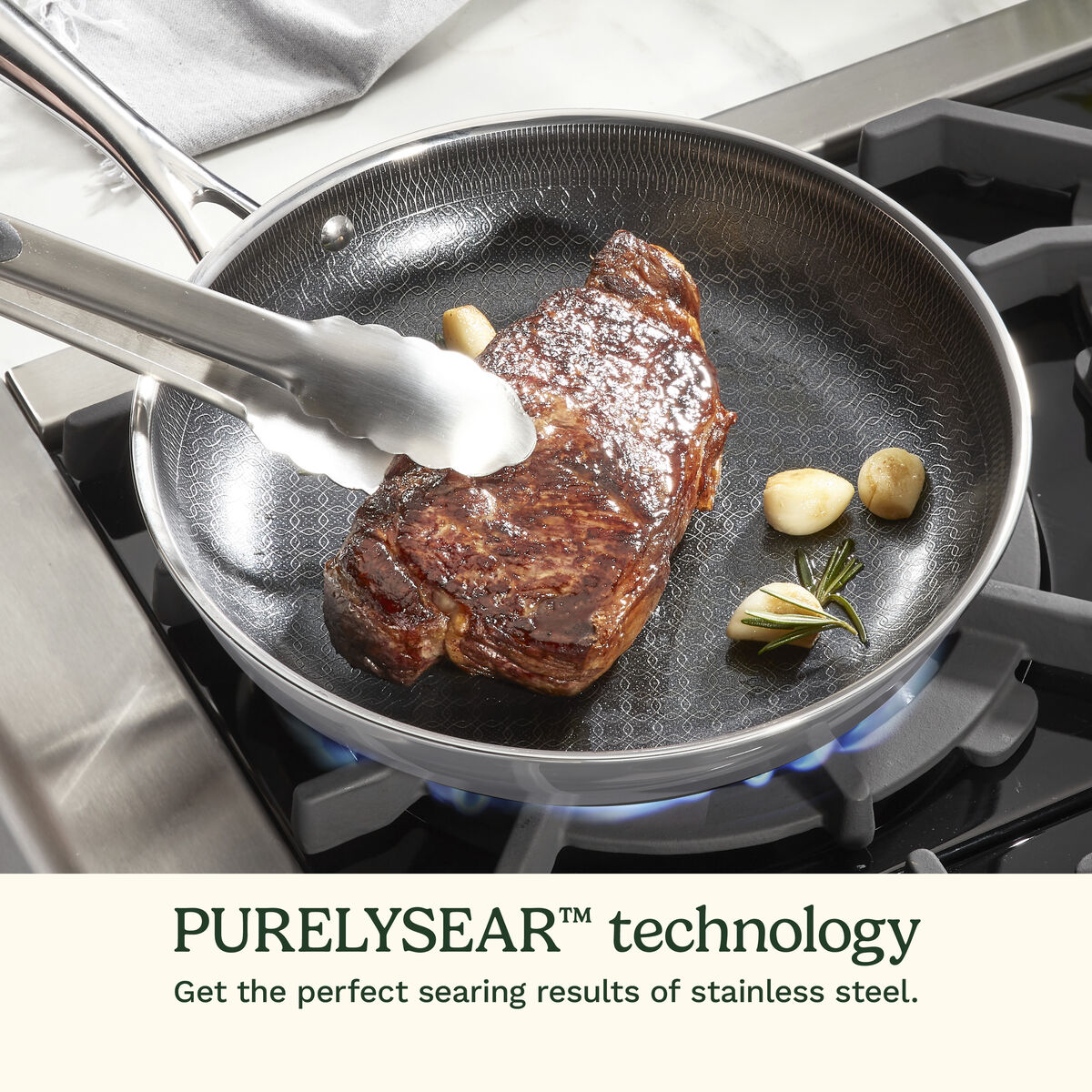 FusionElite+&trade; Hybrid Tri-Ply Stainless Steel 10" Skillet