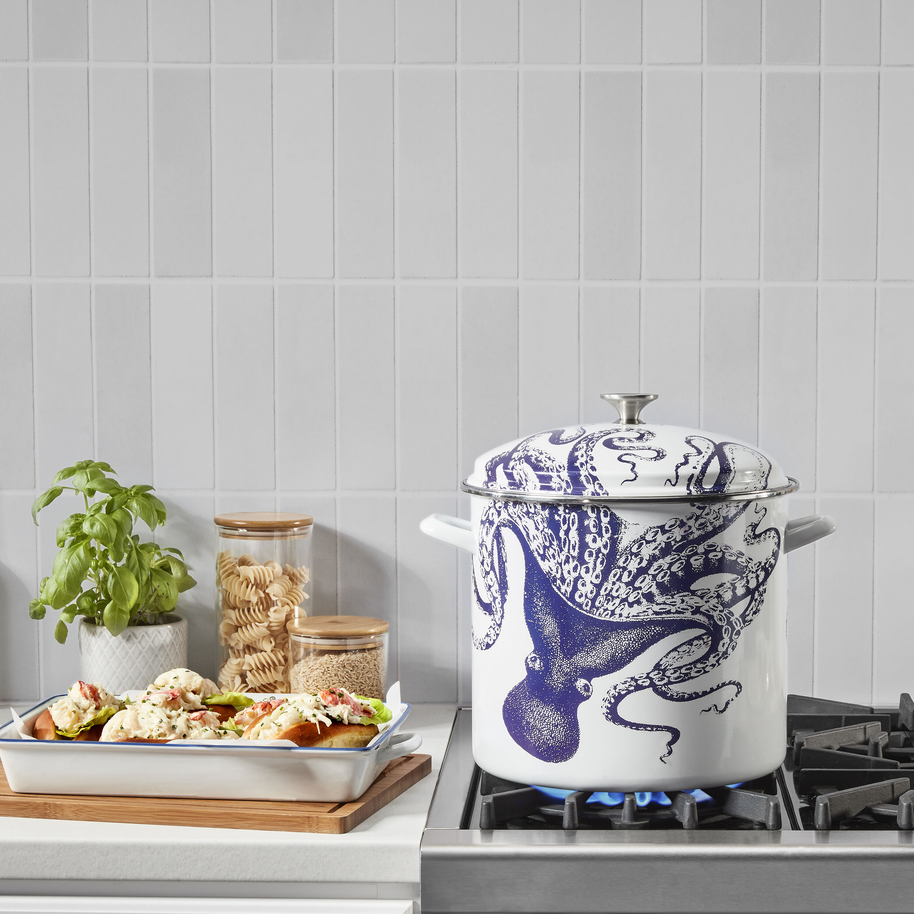 Discontinued Caskata™ Lucy 16 Qt. Enamel on Steel Stockpot with