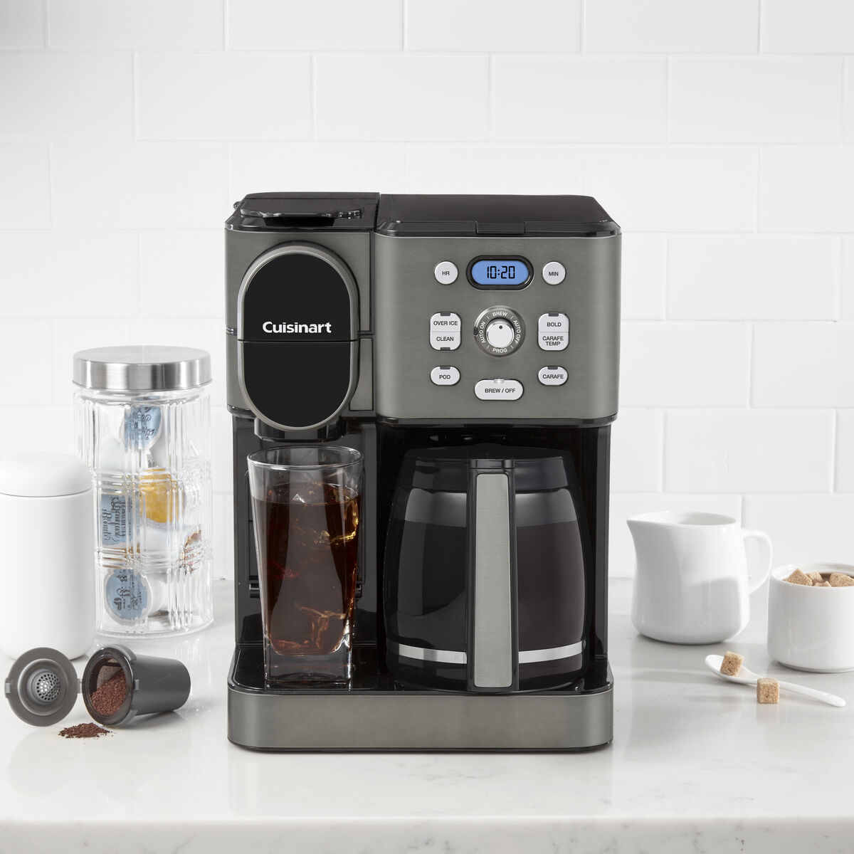 Coffee Center&reg; 2-in-1 Coffee Maker Black Stainless