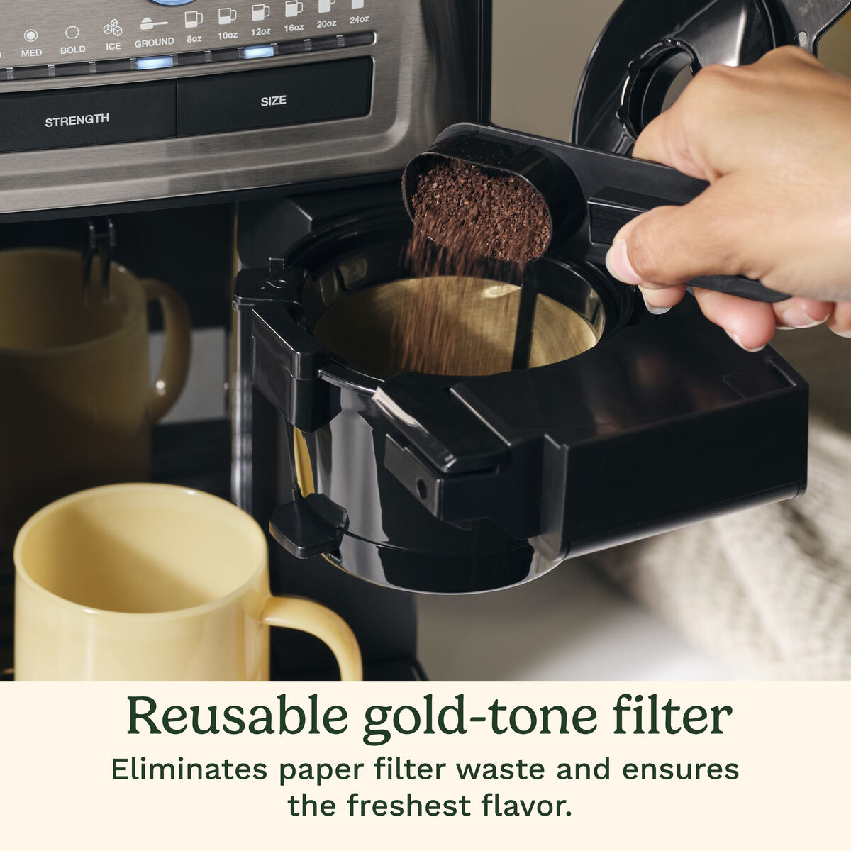 Custom Grind & Brew Single-Cup Coffee Maker