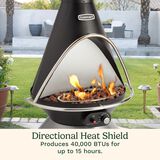 Chimenea Propane Fire Pit