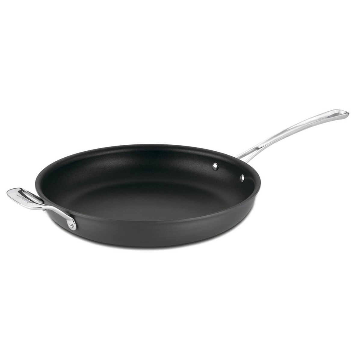 Discontinued Chef's Classic&trade; Nonstick Hard Anodized 12" Skillet with Helper Handle 1