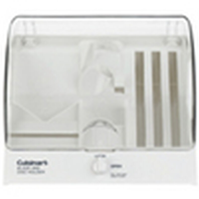 Blade and Disc Holder (white) Holds Stainless Steel Blade Dough Blade Detachable Stem and 3 Discs