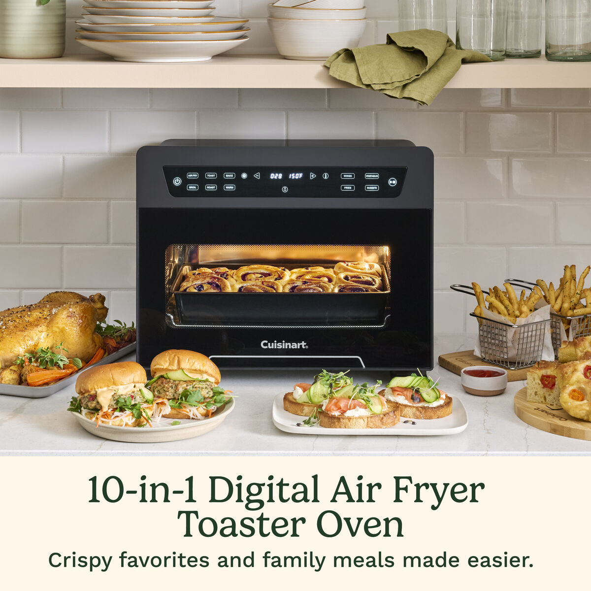 10-in-1 Digital Toaster Oven Air Fryer 2