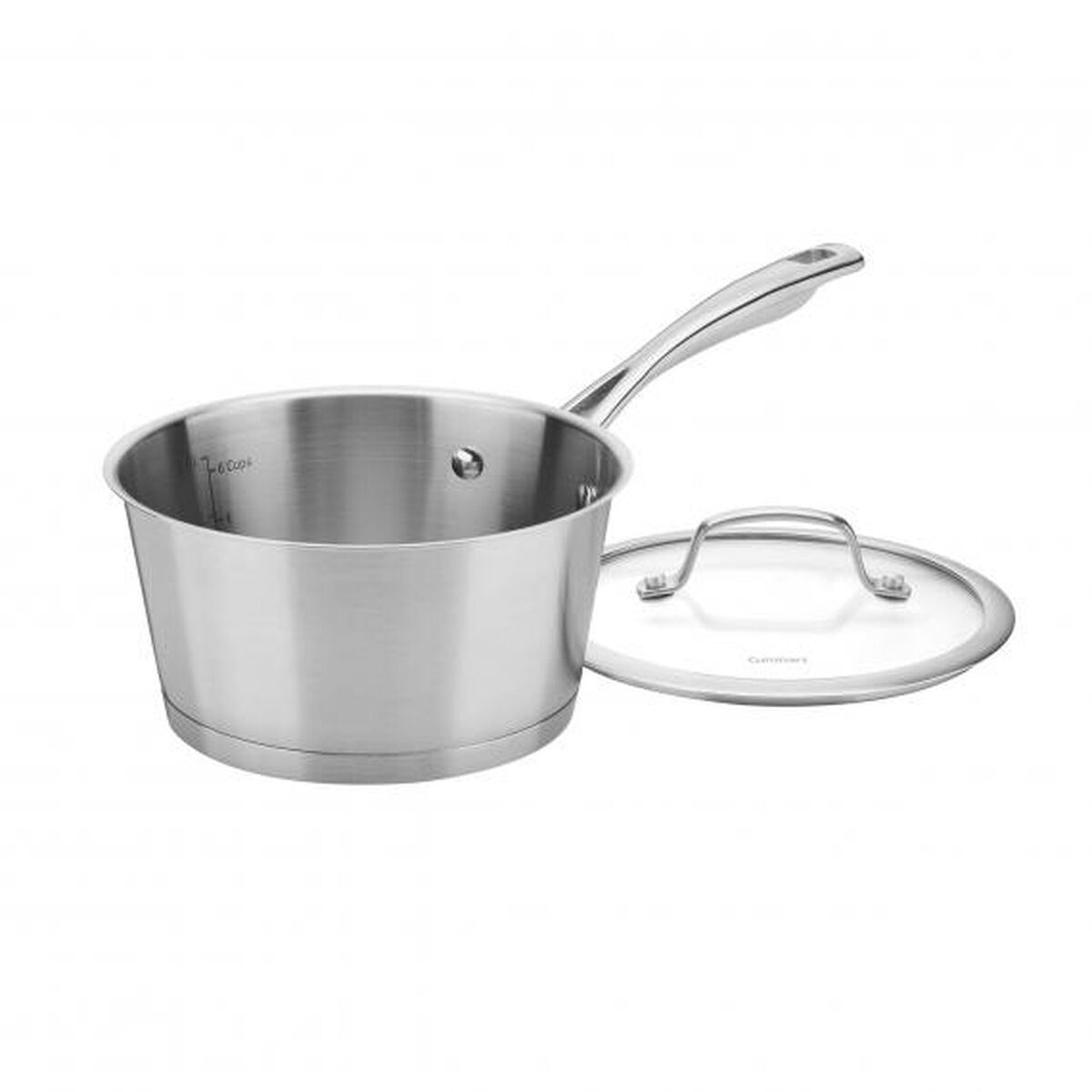 Discontinued 2 Quart Conical Stainless Induction Saucepan with Cover