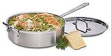 Discontinued 5.5 Quart Saut&eacute; Pan with Helper Handle & Cover 1