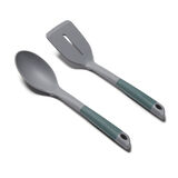 FlexTouch 2pc Tool Set: Slotted Turner & Solid Spoon 1