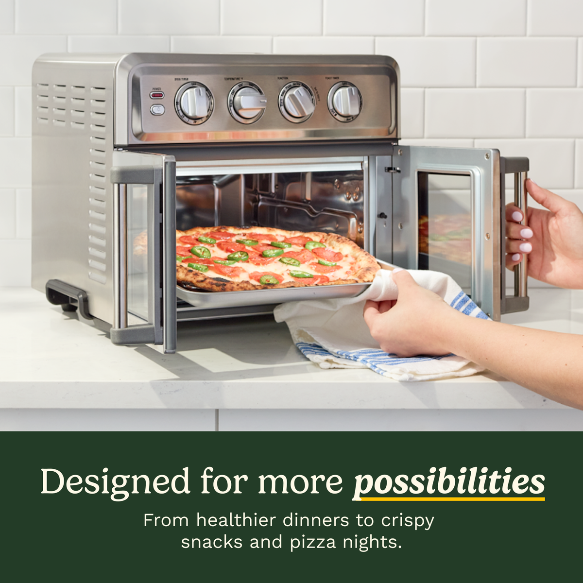 Artisan French Door Air Fryer Toaster Oven 8