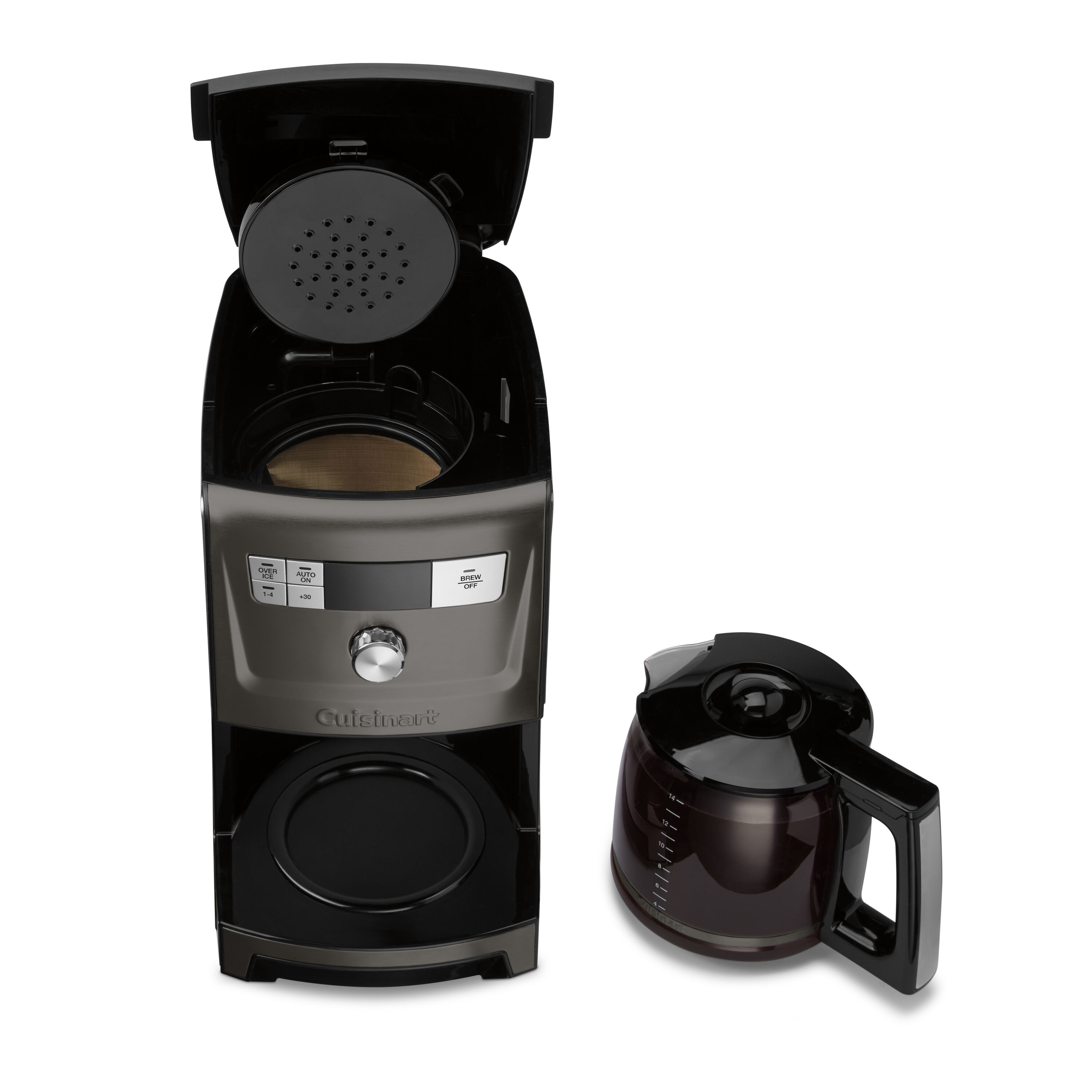 PerfecTemp® 14-Cup Coffee Maker with Over Ice (Black Stainless