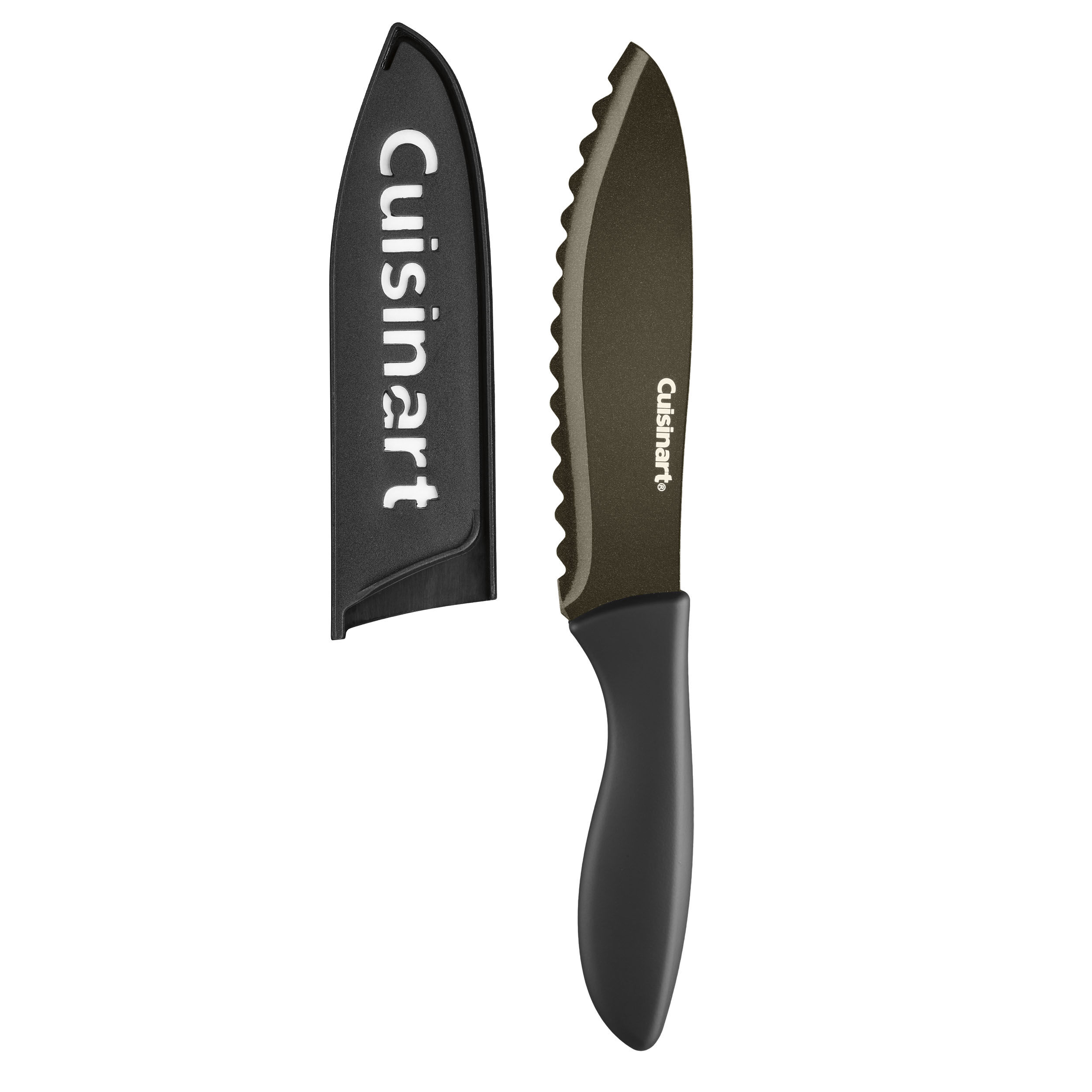 Discontinued 12 Piece Soft Grip Black Metallic Coated Knife Set