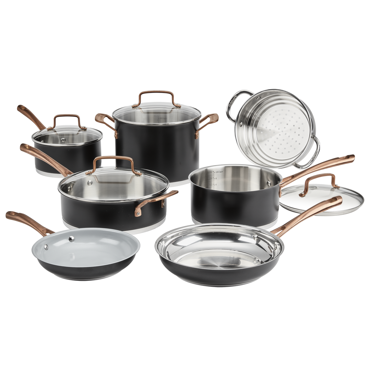 11pc Matte Black Elegance Set 1