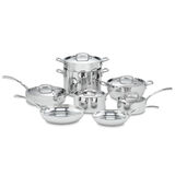 French Classic Tri-Ply Stainless Cookware 13 Piece Set