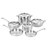 French Classic Tri-Ply Stainless Cookware 10 Piece Set