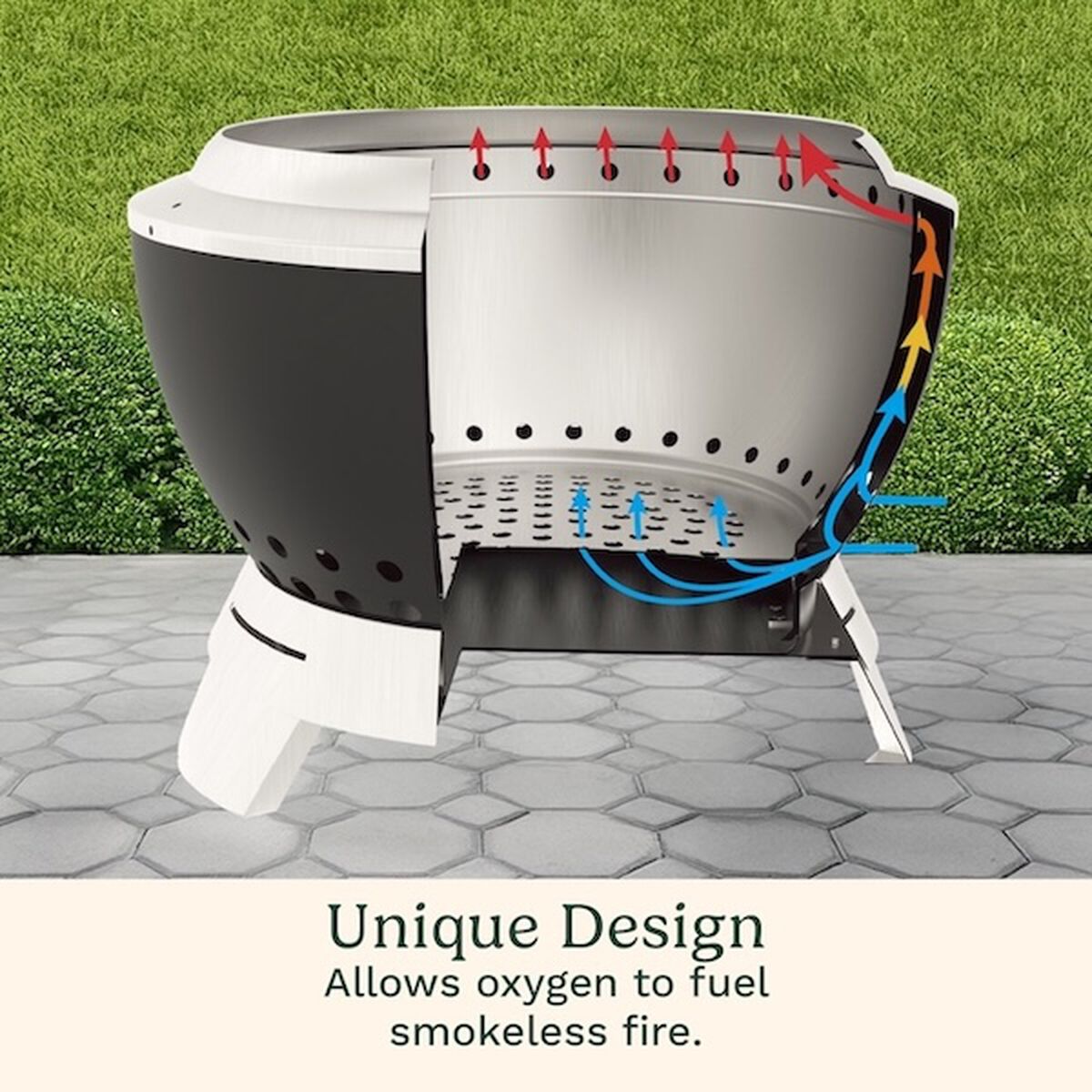 19.5&rdquo; Cleanburn Smokeless Fire Pit