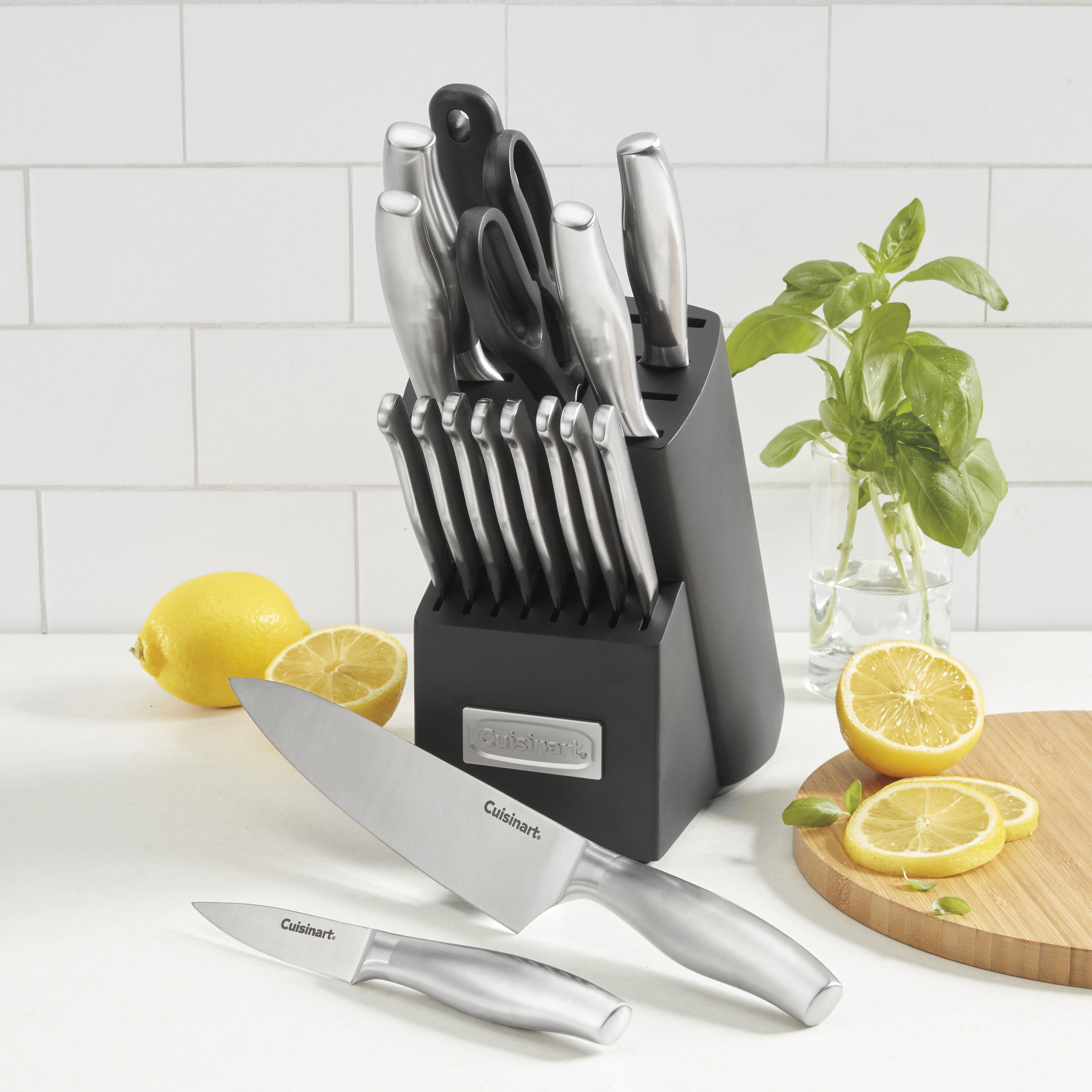 Cuisinart C77SS-13P Set Di Coltelli 13 Pezzi Graphix Collection - Acciaio Inox Con Lama Affilata, Manico Testurizzato